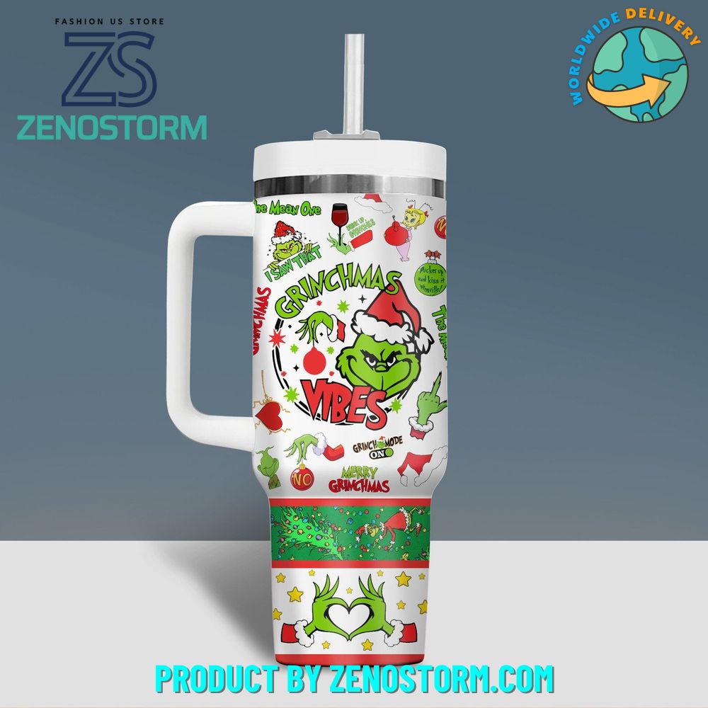 The Grinch Movies Christmas Custom Stanley Cup 40 oz 30 oz Tumbler With Handle