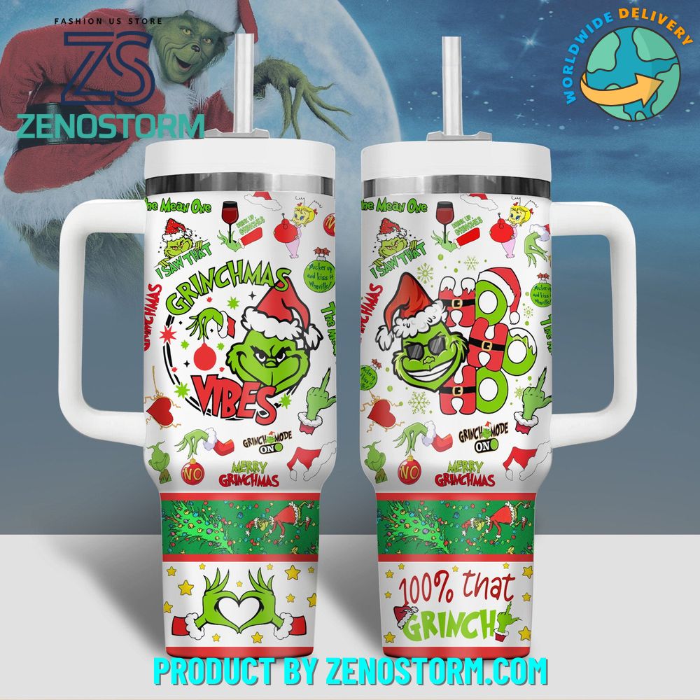 The Grinch Movies Christmas Custom Stanley Cup 40 oz 30 oz Tumbler With Handle