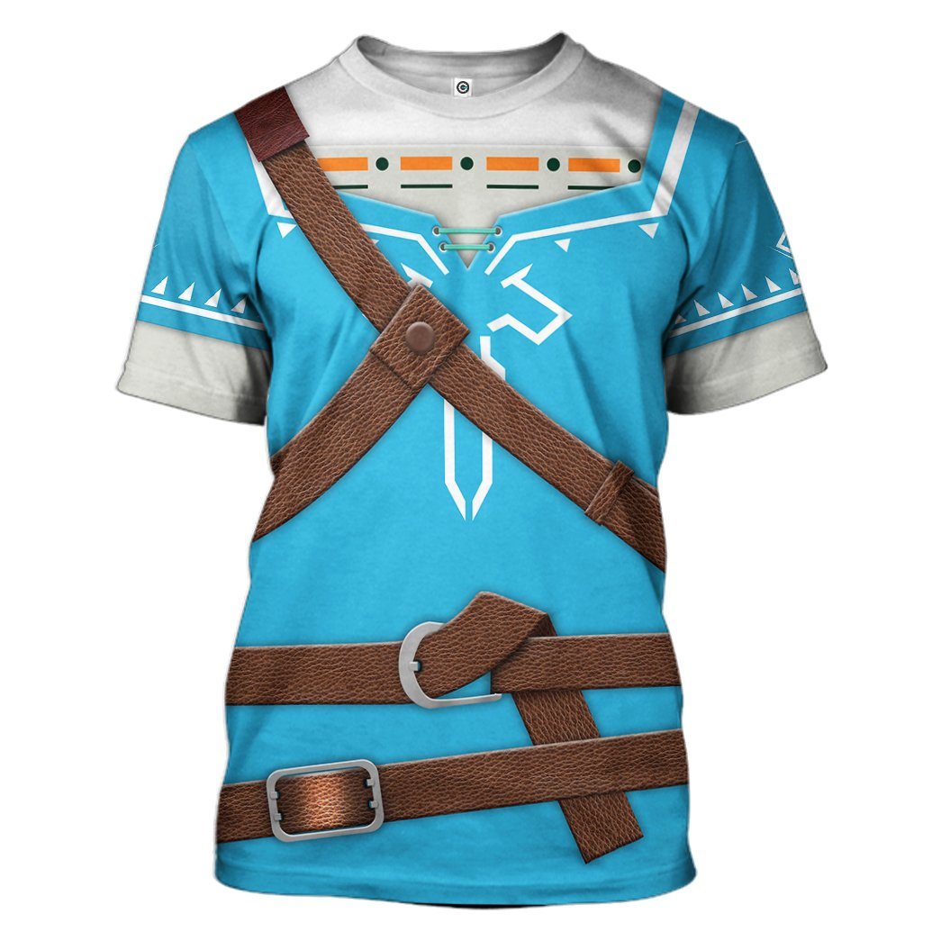 The Legend Of Zelda Link BOTW Cosplay Costume Hoodie Sweatshirt T-Shirt Sweatpants Tracksuit - Stormmerch Exclusive