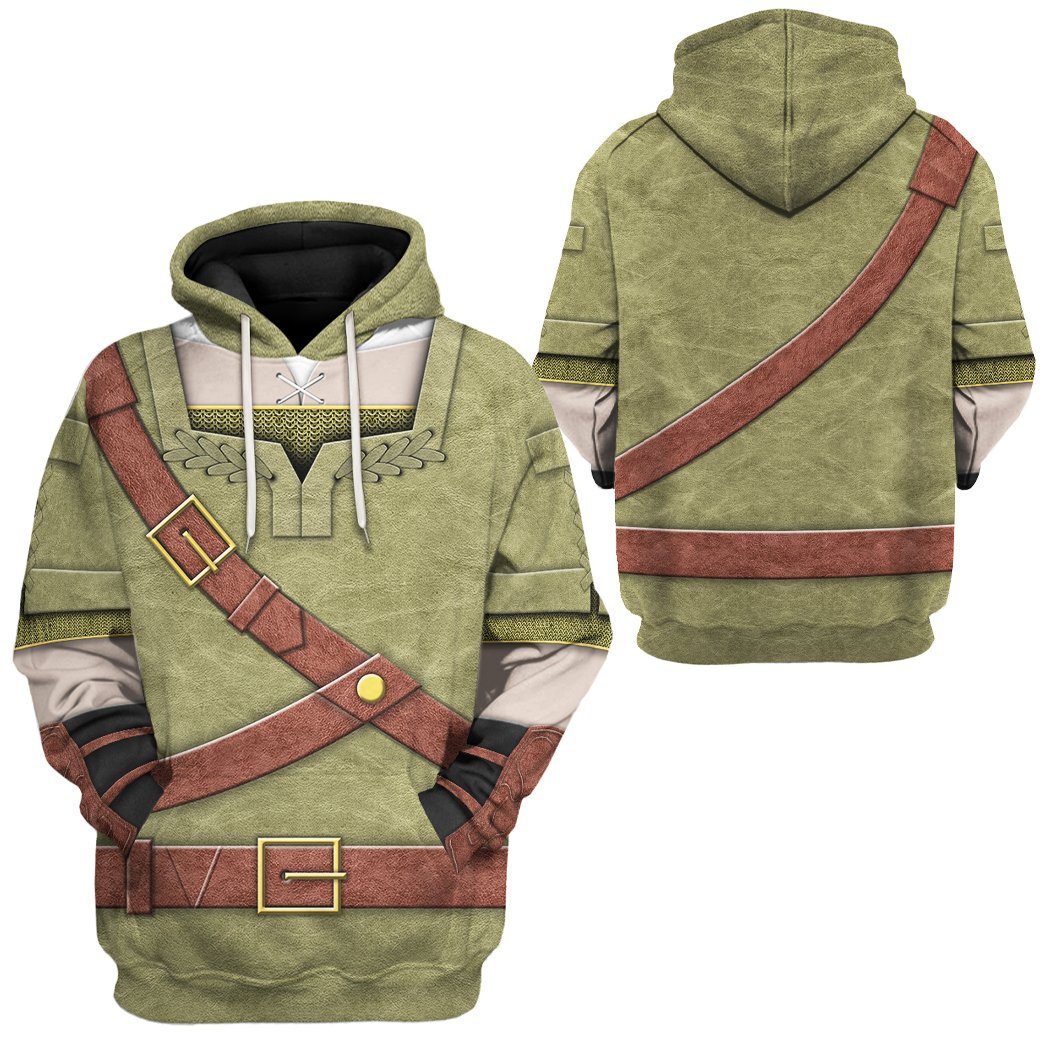 The Legend Of Zelda Link Cosplay Costume Hoodie Sweatshirt T-Shirt Sweatpants Tracksuit - Stormmerch Exclusive