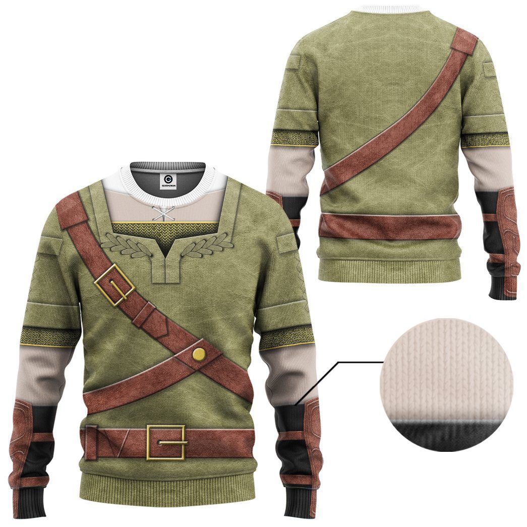 The Legend Of Zelda Link Cosplay Costume Hoodie Sweatshirt T-Shirt Sweatpants Tracksuit - Stormmerch Exclusive