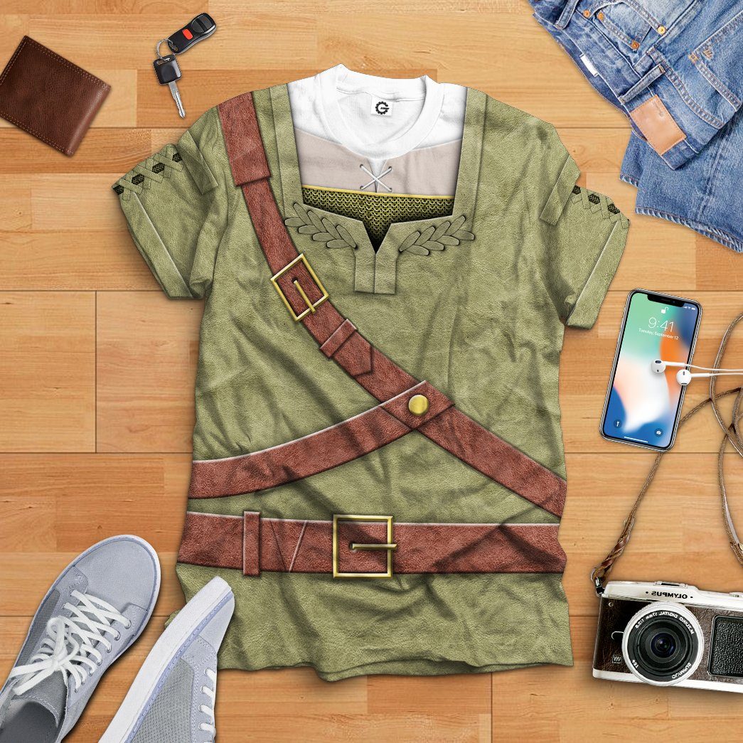The Legend Of Zelda Link Cosplay Costume Hoodie Sweatshirt T-Shirt Sweatpants Tracksuit - Stormmerch Exclusive