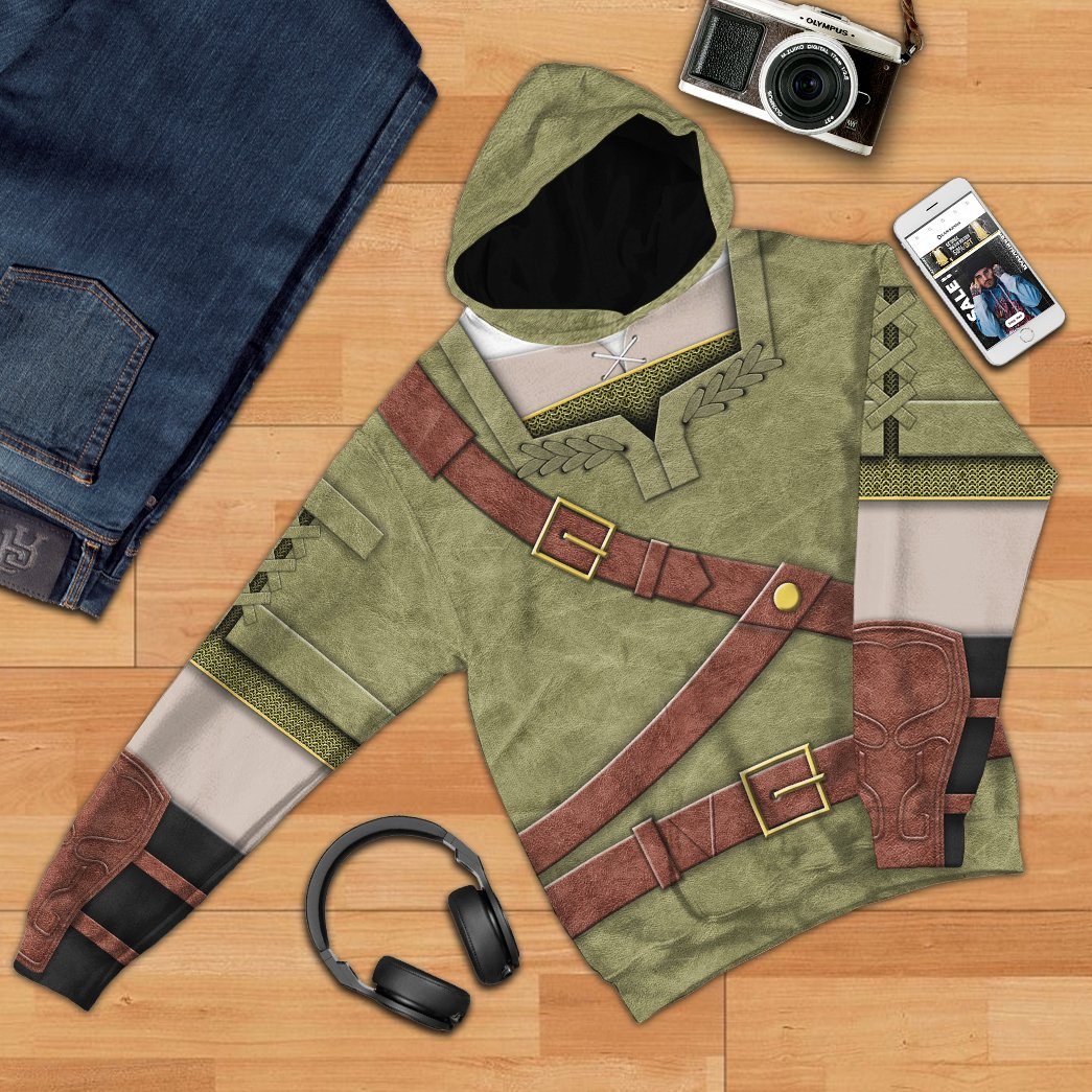The Legend Of Zelda Link Cosplay Costume Hoodie Sweatshirt T-Shirt Sweatpants Tracksuit - Stormmerch Exclusive