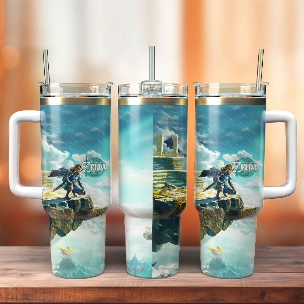 The Legend Of Zelda Games Custom Stanley Cup 40 oz 30 oz Tumbler With Handle