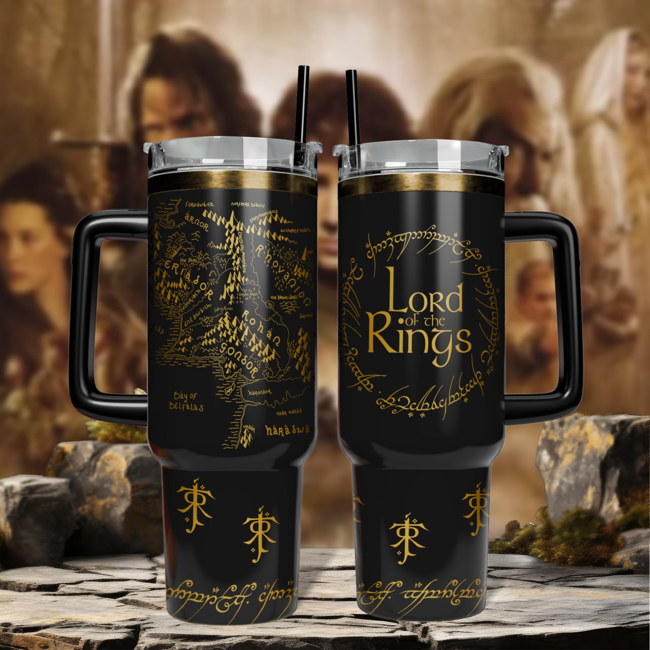 The Lord Of The Rings Movies Custom Stanley Cup 40 oz 30 oz Tumbler With Handle