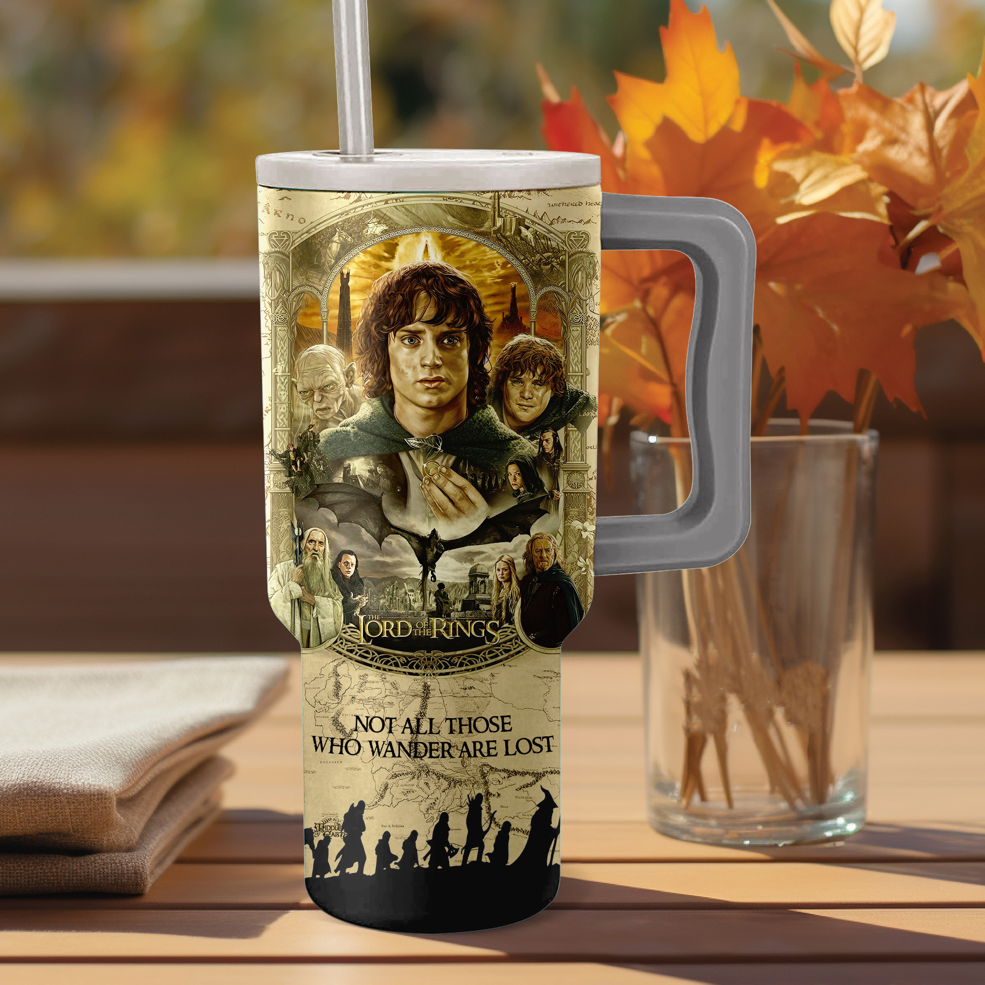 The Lord of The Rings Movies Custom Stanley Cup 40 oz 30 oz Tumbler With Handle