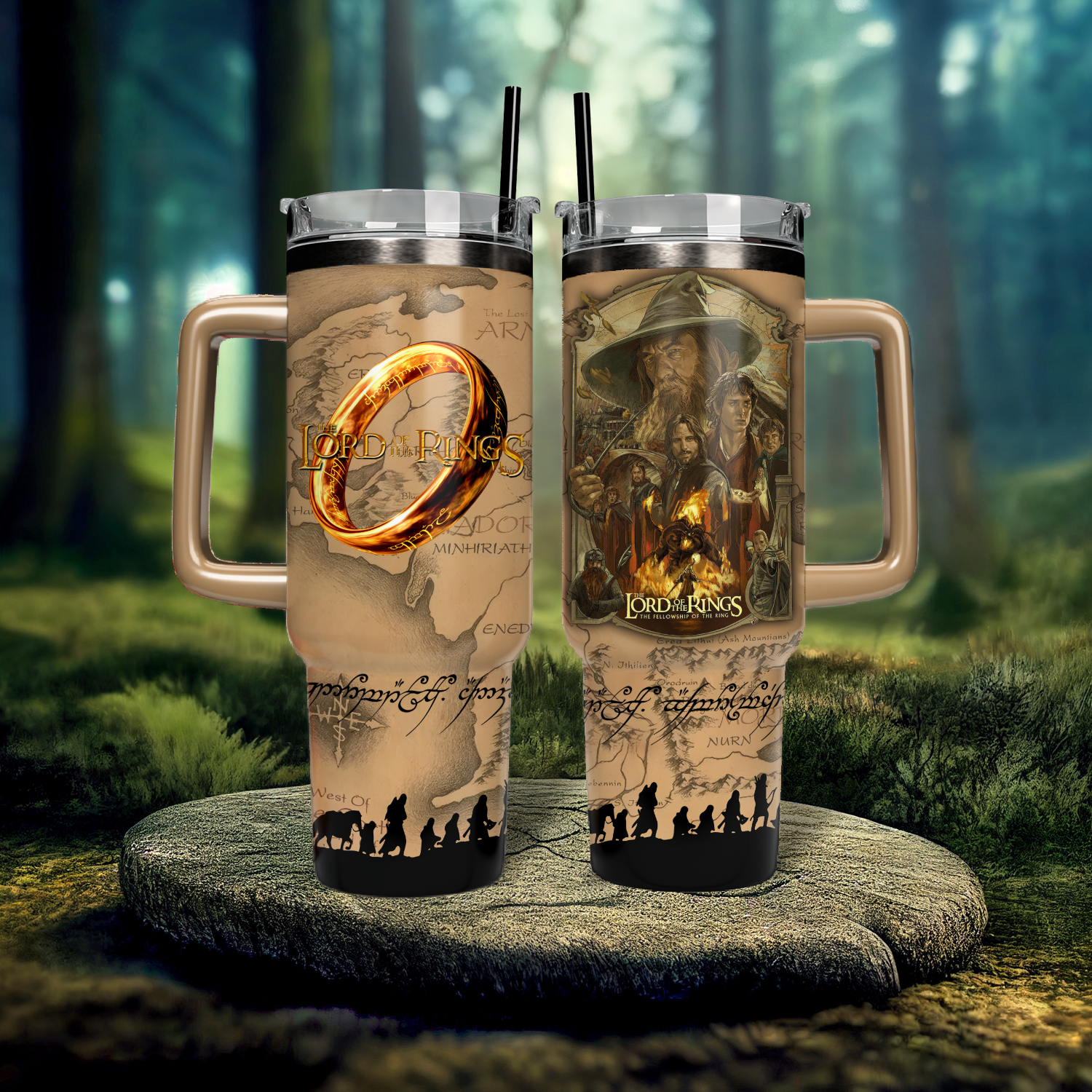 The Lord Of The Rings Movies Custom Stanley Cup 40 oz 30 oz Tumbler With Handle