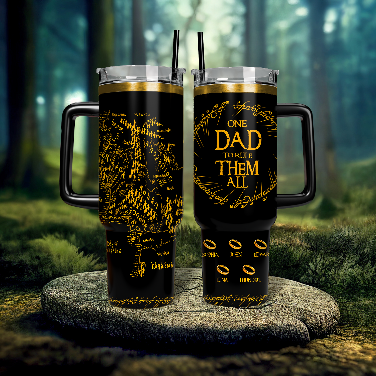 The Lord Of The Rings Movies Custom Stanley Cup 40 oz 30 oz Tumbler With Handle