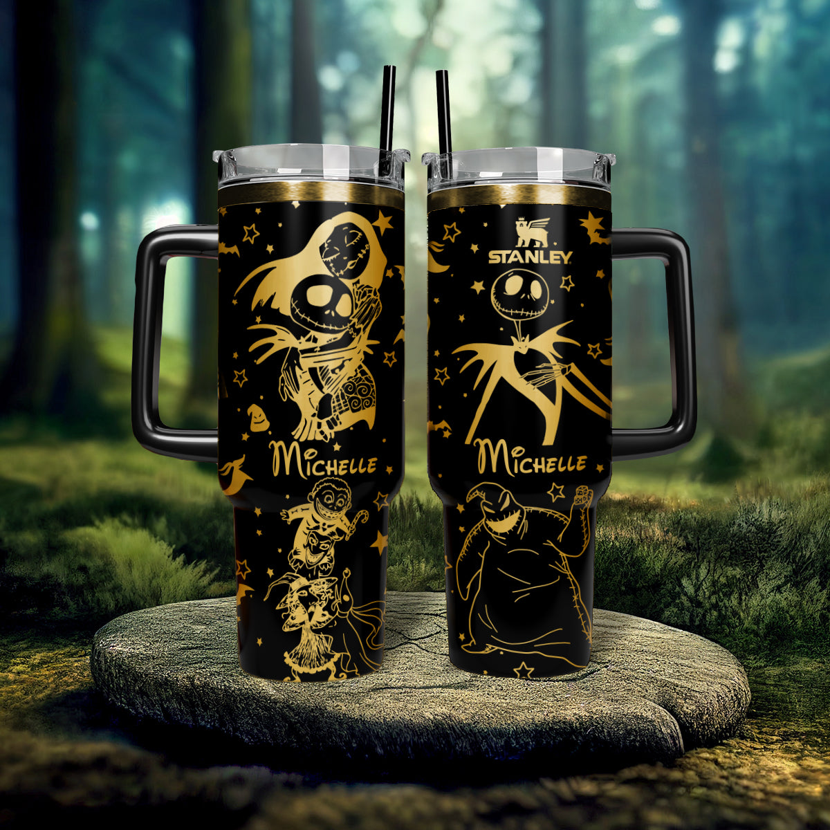 The Nightmare Before Christmas Movies Custom Stanley Cup 40 oz 30 oz Tumbler With Handle