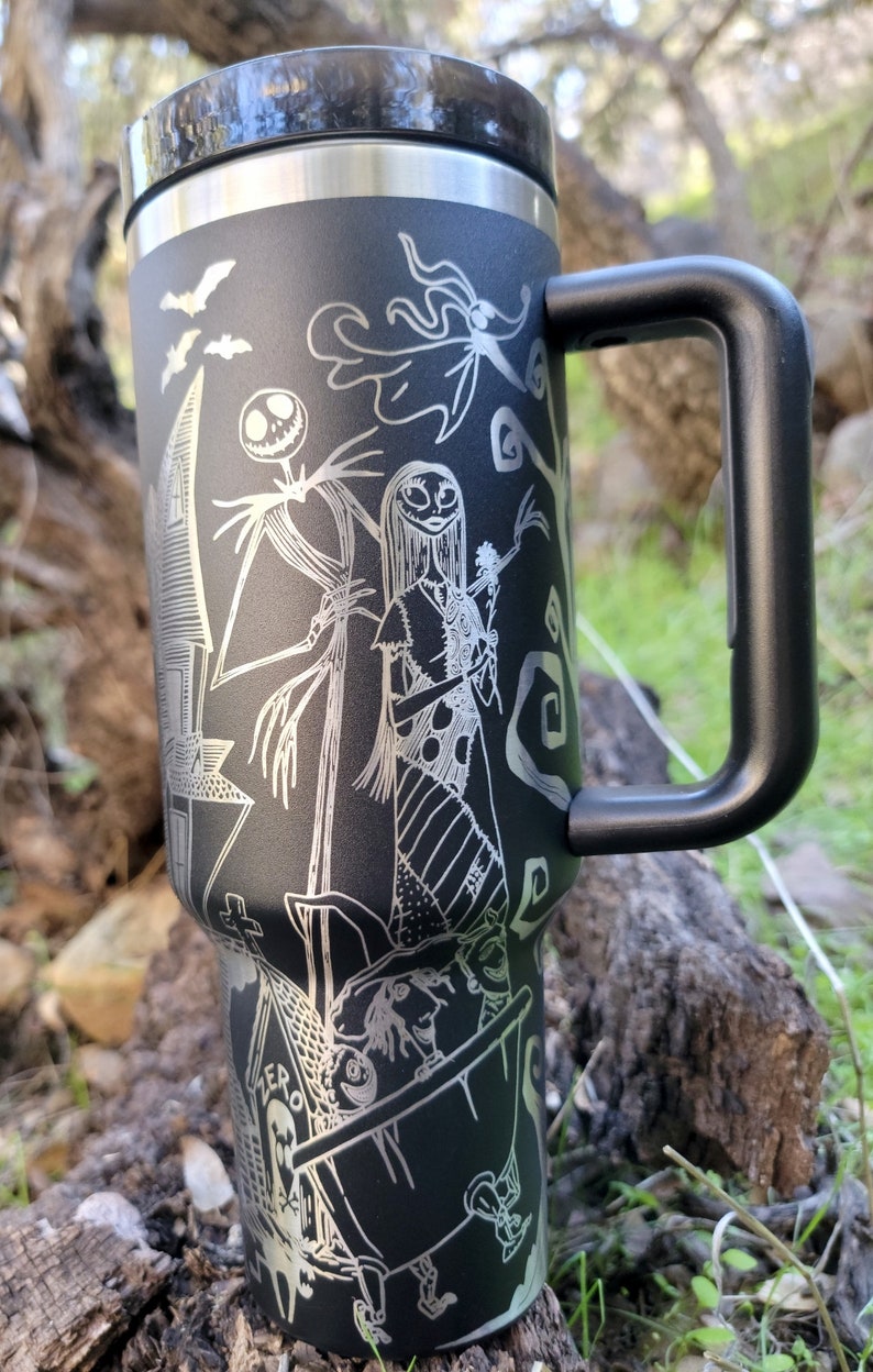 The Nightmare Before Christmas Movies Custom Stanley Cup 40 oz 30 oz Tumbler With Handle