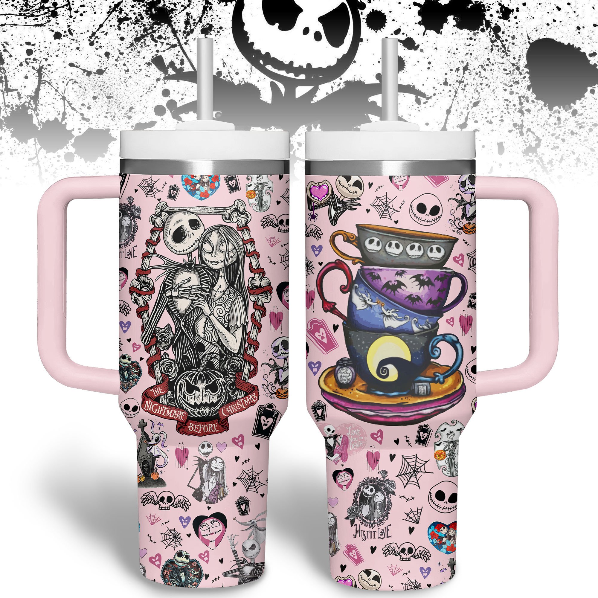 The Nightmare Movies Custom Stanley Cup 40 oz 30 oz Tumbler With Handle