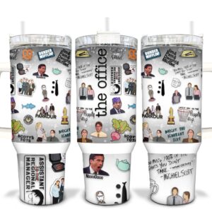 The Office TV Series Custom Stanley Cup 40 oz 30 oz Tumbler With Handle