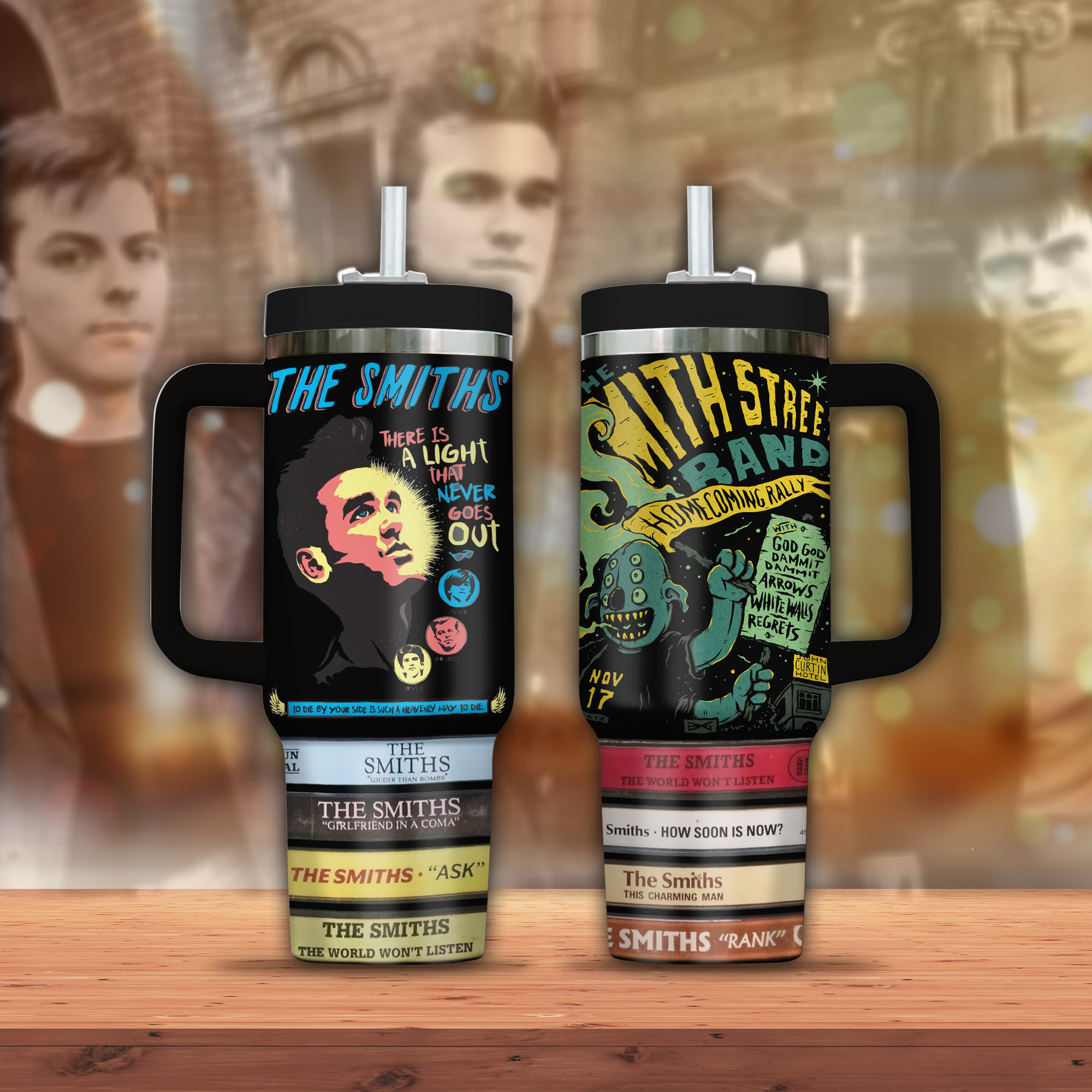 The Smiths Music Custom Stanley Cup 40 oz 30 oz Tumbler With Handle