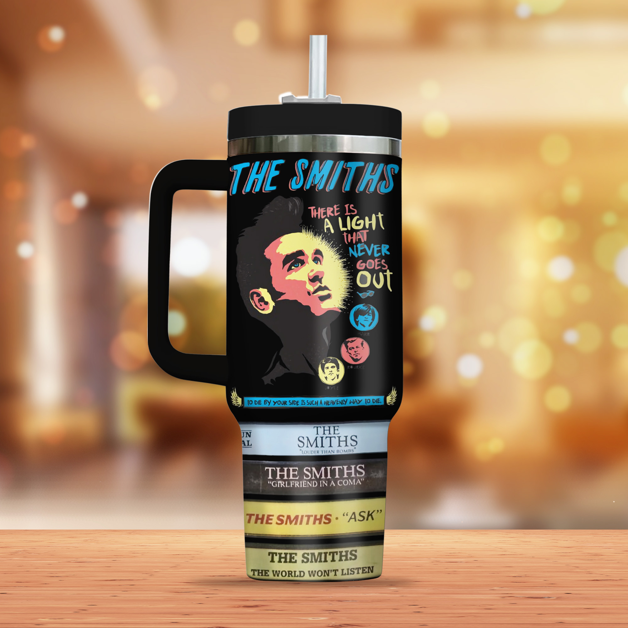 The Smiths Music Custom Stanley Cup 40 oz 30 oz Tumbler With Handle