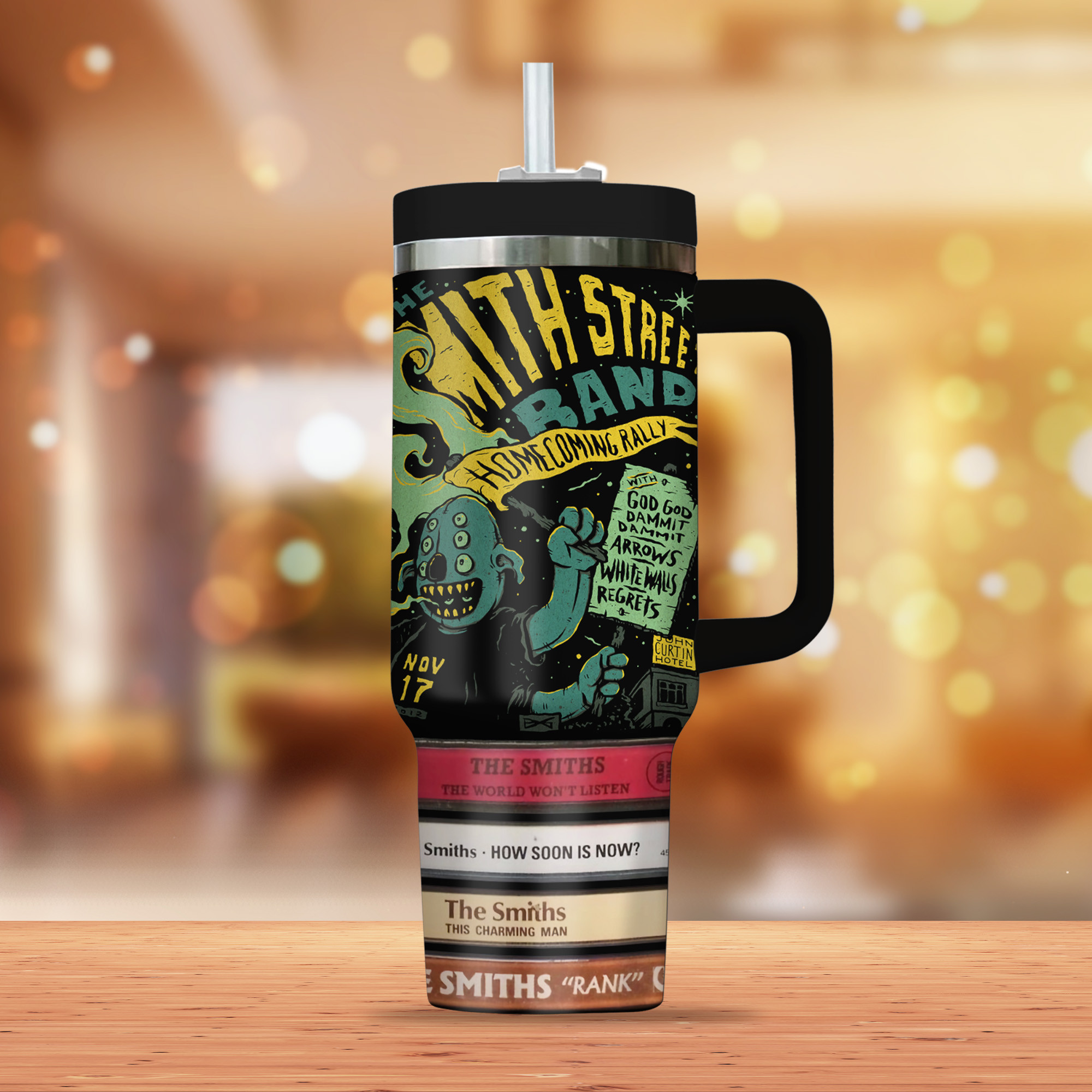 The Smiths Music Custom Stanley Cup 40 oz 30 oz Tumbler With Handle