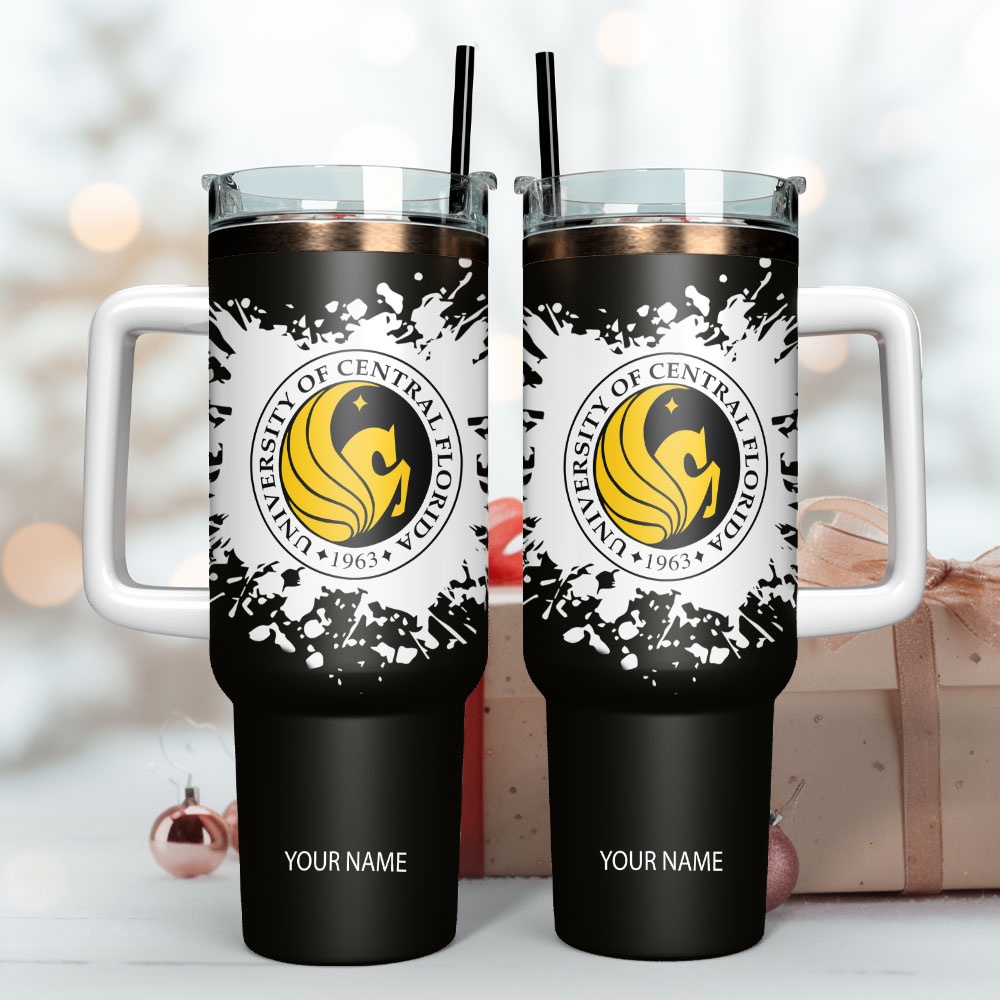The University Of Central Florida Custom Stanley Cup 40 oz 30 oz Tumbler With Handle