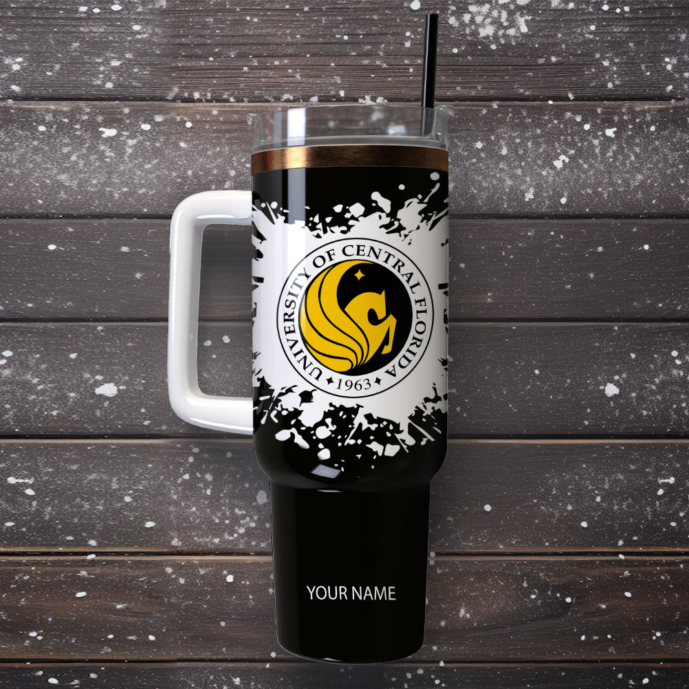 The University Of Central Florida Custom Stanley Cup 40 oz 30 oz Tumbler With Handle