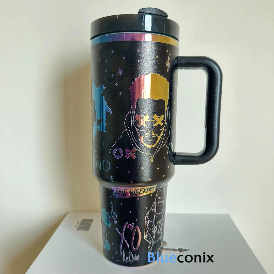 The Weeknd Music Custom Stanley Cup 40 oz 30 oz Tumbler With Handle