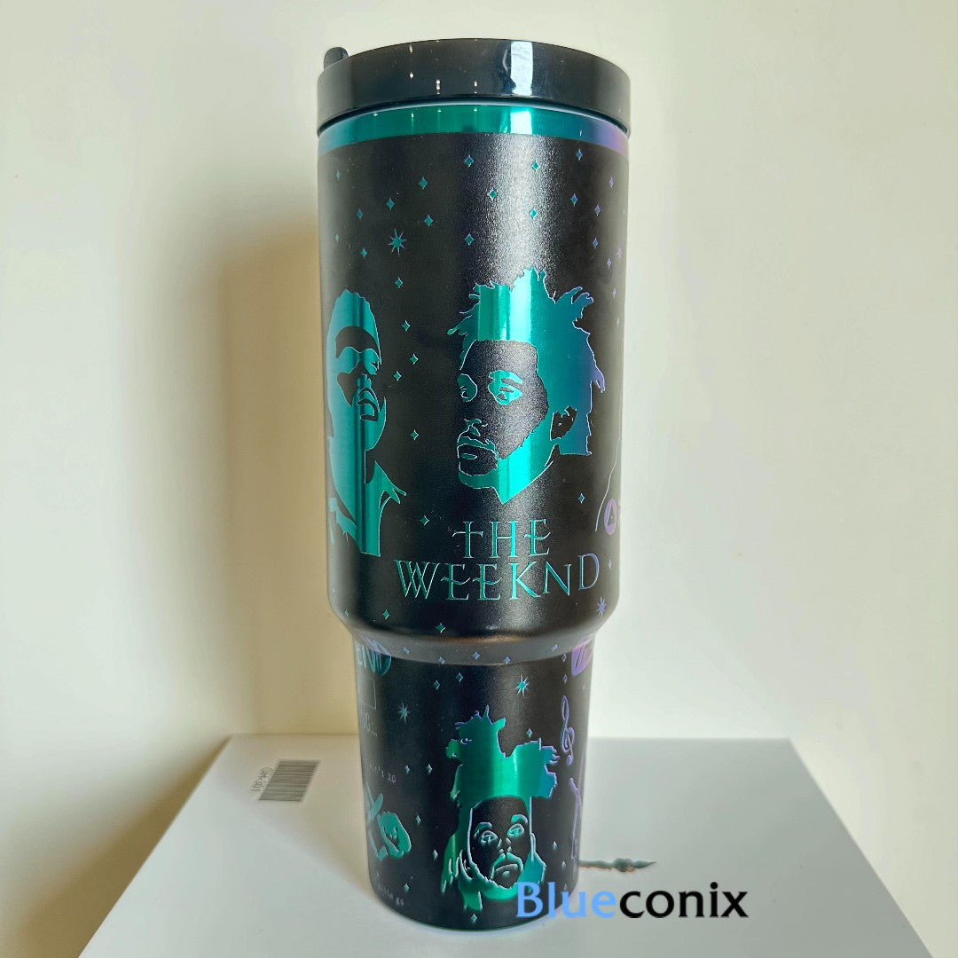 The Weeknd Music Custom Stanley Cup 40 oz 30 oz Tumbler With Handle
