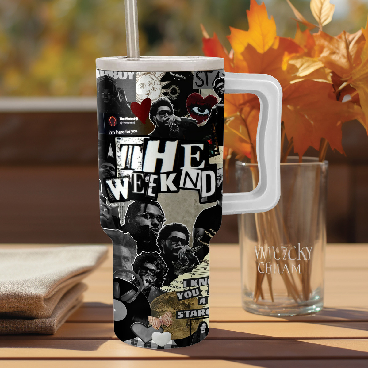 The Weeknd Music Custom Stanley Cup 40 oz 30 oz Tumbler With Handle