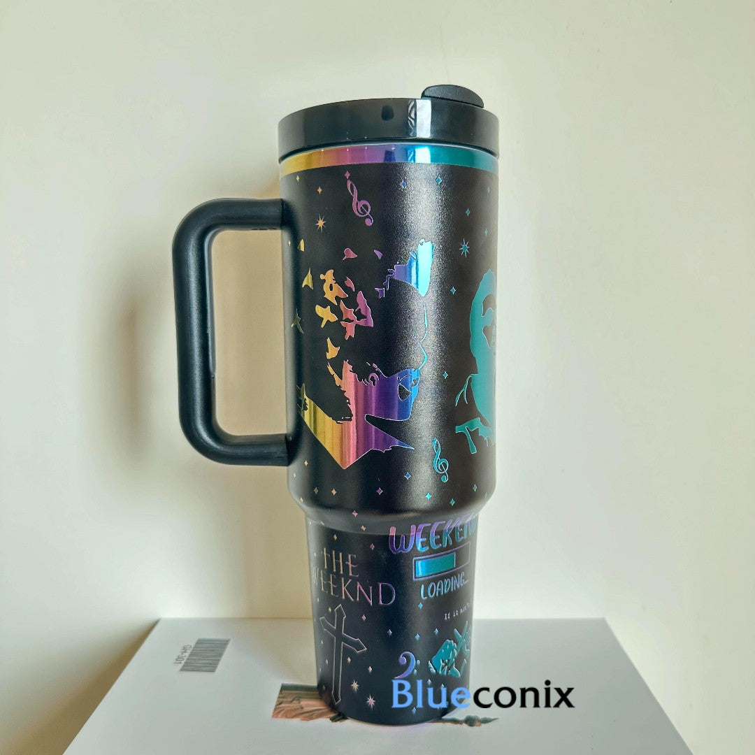 The Weeknd Music Custom Stanley Cup 40 oz 30 oz Tumbler With Handle