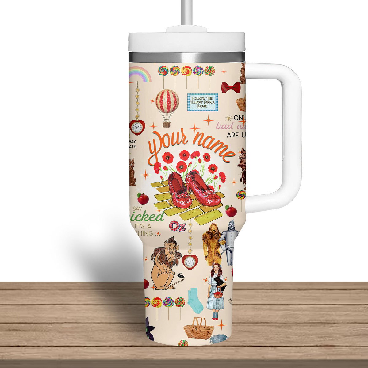 The Wizard Of Oz Movies Custom Stanley Cup 40 oz 30 oz Tumbler With Handle