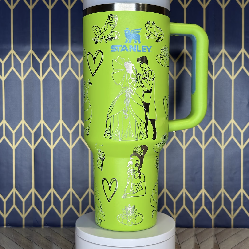 Tiana The Princess And The Frog Disney Cartoon Custom Stanley Cup 40 oz 30 oz Tumbler With Handle