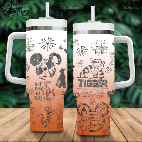 Tigger Disney Cartoon Custom Stanley Cup 40 oz 30 oz Tumbler With Handle