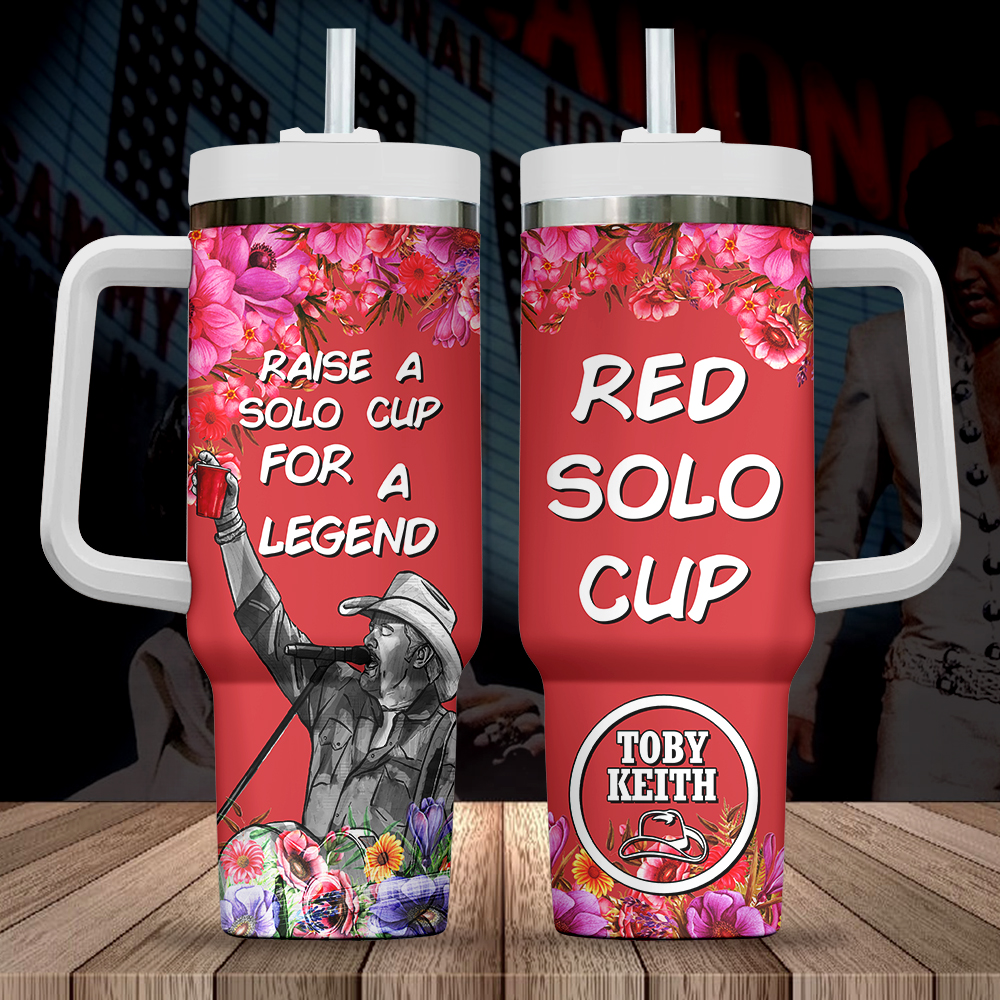 Toby Keith Music Custom Stanley Cup 40 oz 30 oz Tumbler With Handle