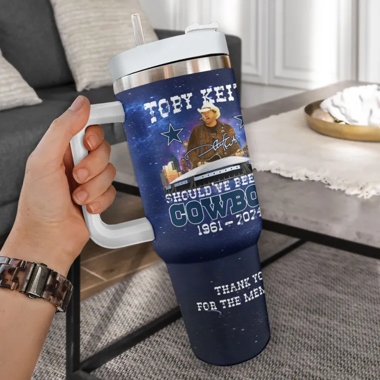 Toby Keith Music Custom Stanley Cup 40 oz 30 oz Tumbler With Handle