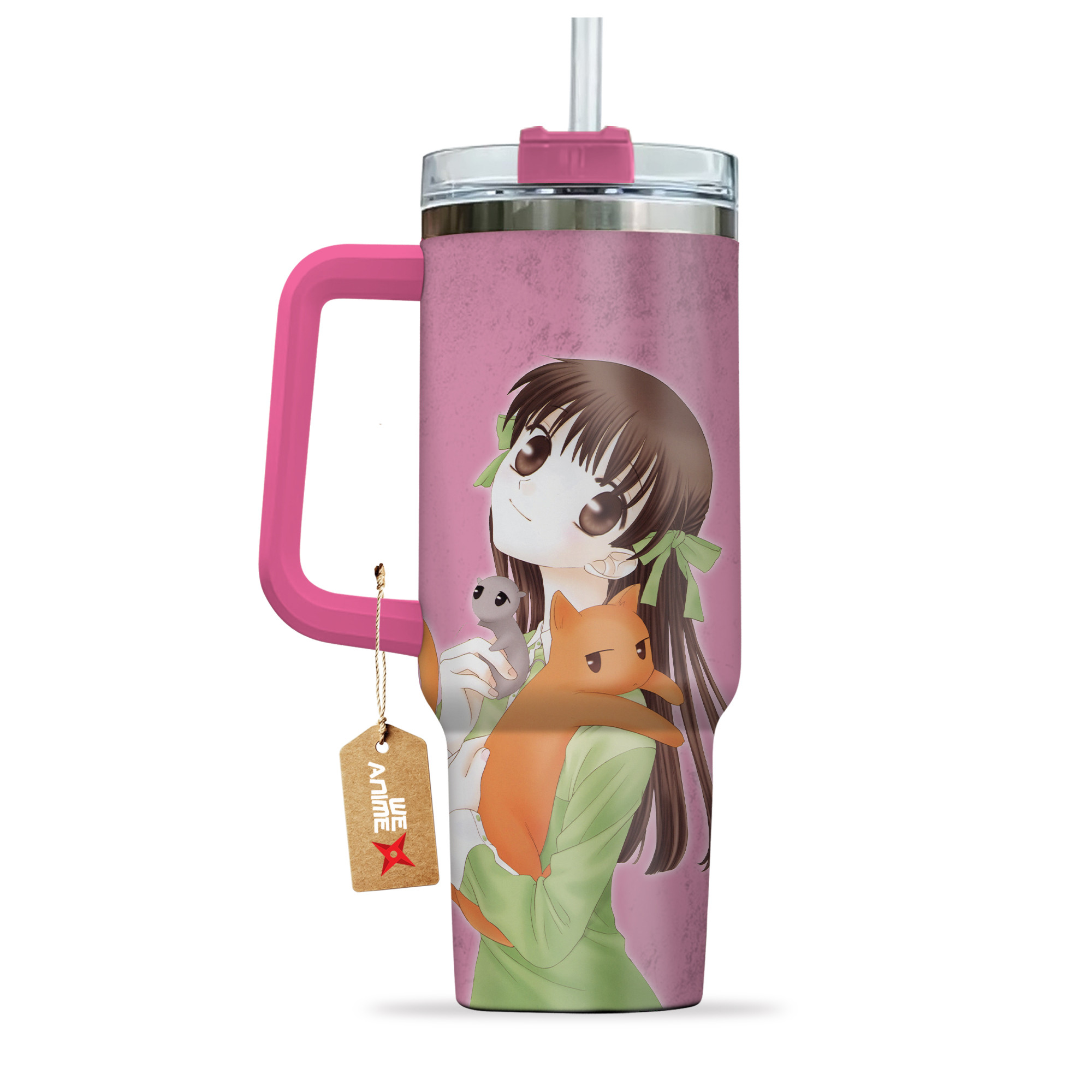 Tohru Honda Fruits Basket Anime Custom Stanley Cup 40 oz 30 oz Tumbler With Handle