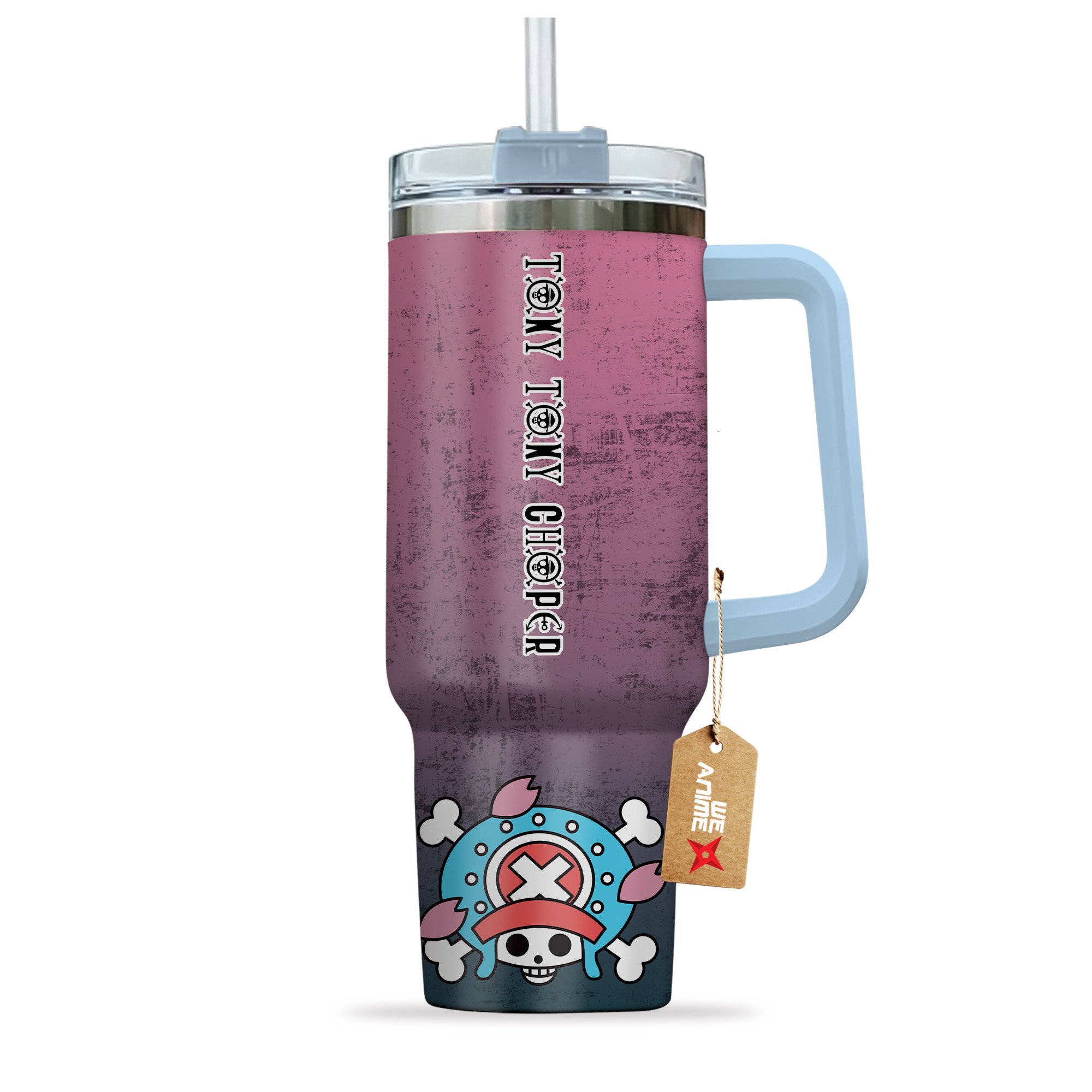 Tony Tony Chopper One Piece Anime Custom Stanley Cup 40 oz 30 oz Tumbler With Handle