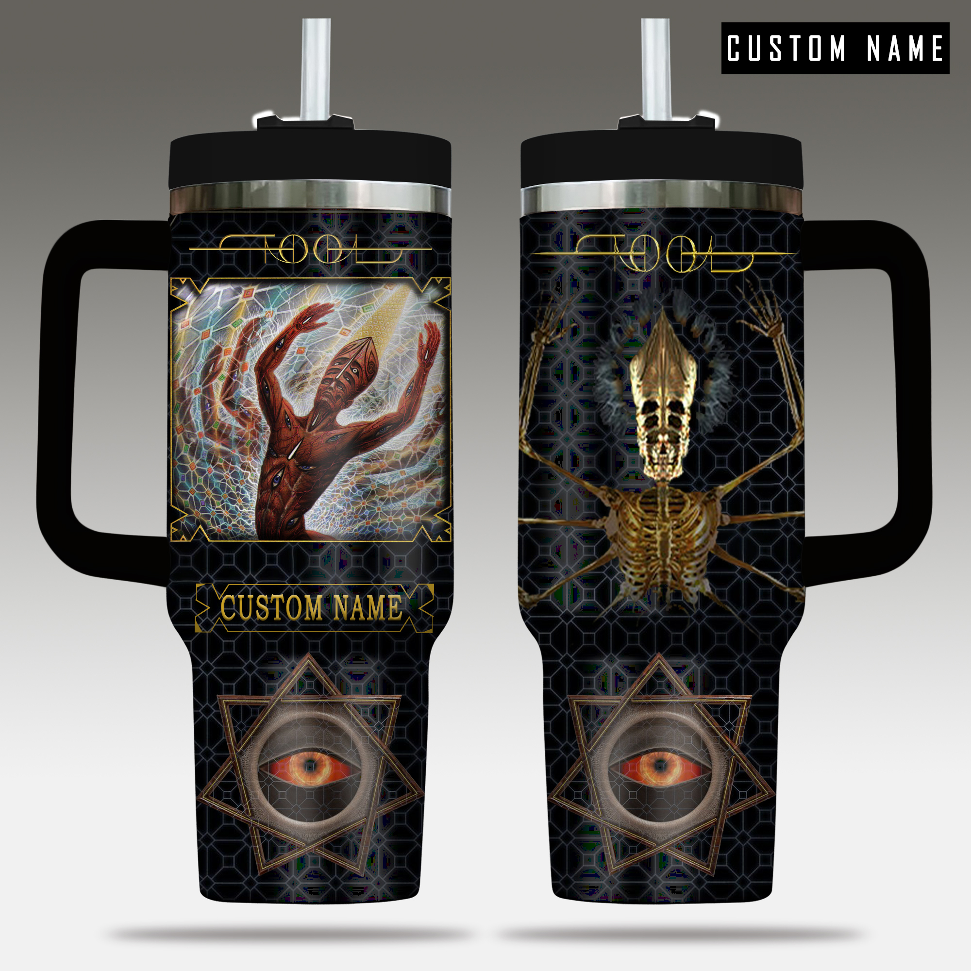 Tool Music Custom Stanley Cup 40 oz 30 oz Tumbler With Handle