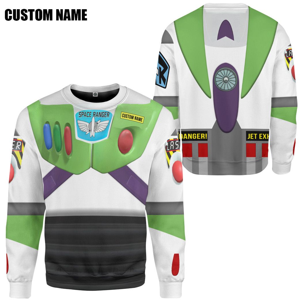 Toy Story Buzz Lightyear Space Ranger Cosplay Costume Hoodie Sweatshirt T-Shirt Sweatpants Tracksuit - Stormmerch Exclusive