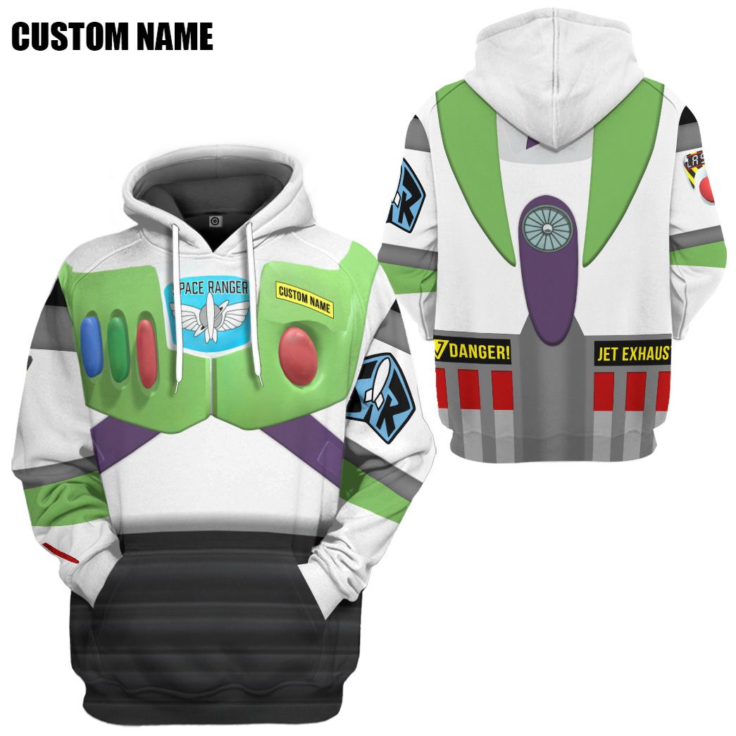 Toy Story Buzz Lightyear Space Ranger Cosplay Costume Hoodie Sweatshirt T-Shirt Sweatpants Tracksuit - Stormmerch Exclusive