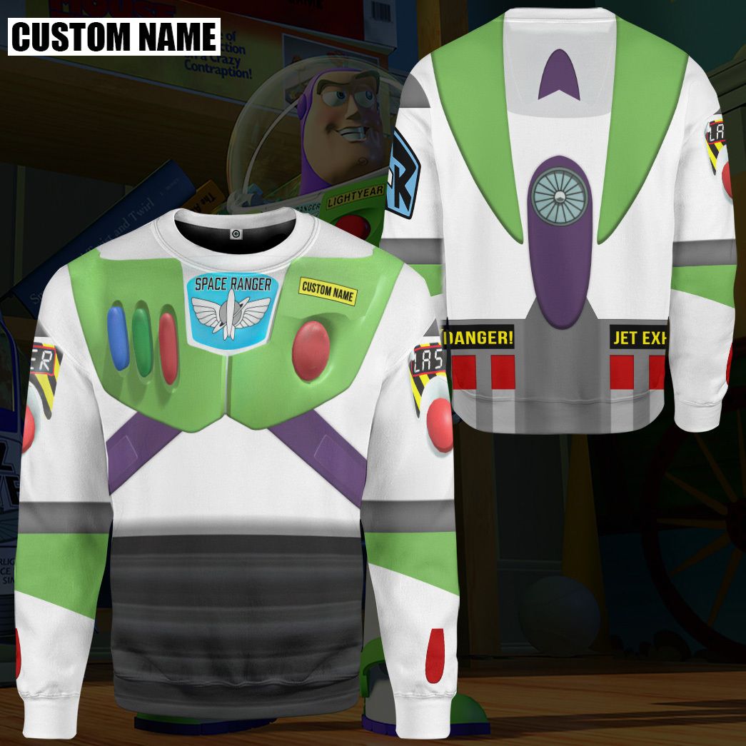 Toy Story Buzz Lightyear Space Ranger Cosplay Costume Hoodie Sweatshirt T-Shirt Sweatpants Tracksuit - Stormmerch Exclusive