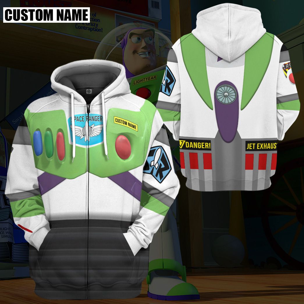 Toy Story Buzz Lightyear Space Ranger Cosplay Costume Hoodie Sweatshirt T-Shirt Sweatpants Tracksuit - Stormmerch Exclusive