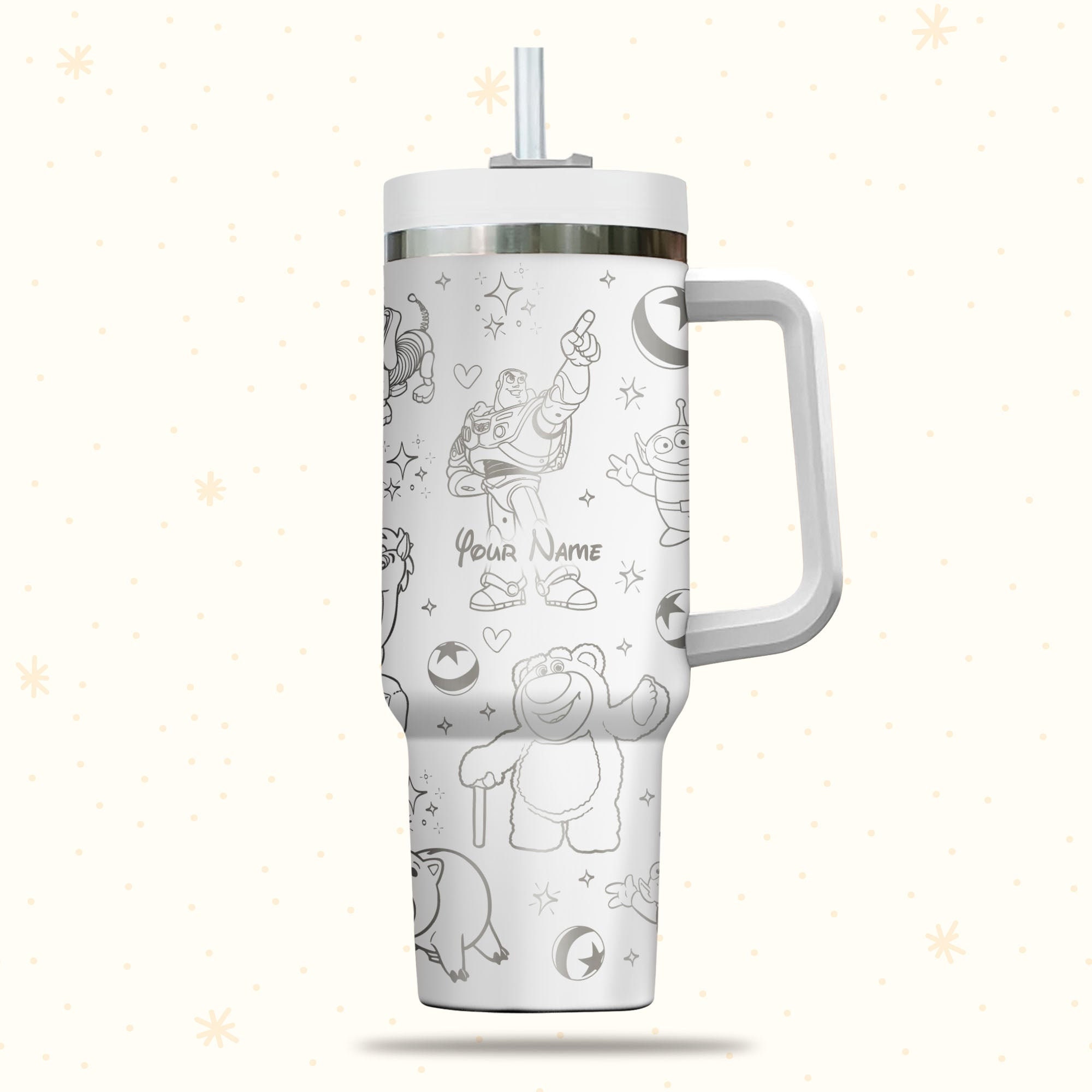 Toy Story Disney Cartoon Custom Stanley Cup 40 oz 30 oz Tumbler With Handle