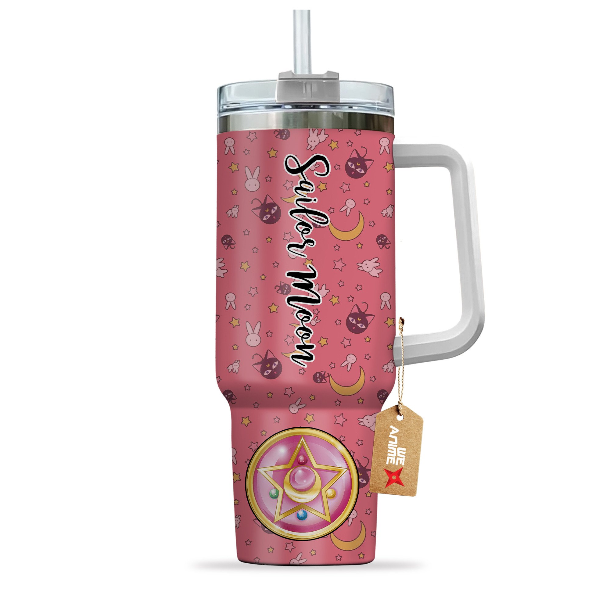 Tsukino UsagiSailor Moon Anime Custom Stanley Cup 40 oz 30 oz Tumbler With Handle