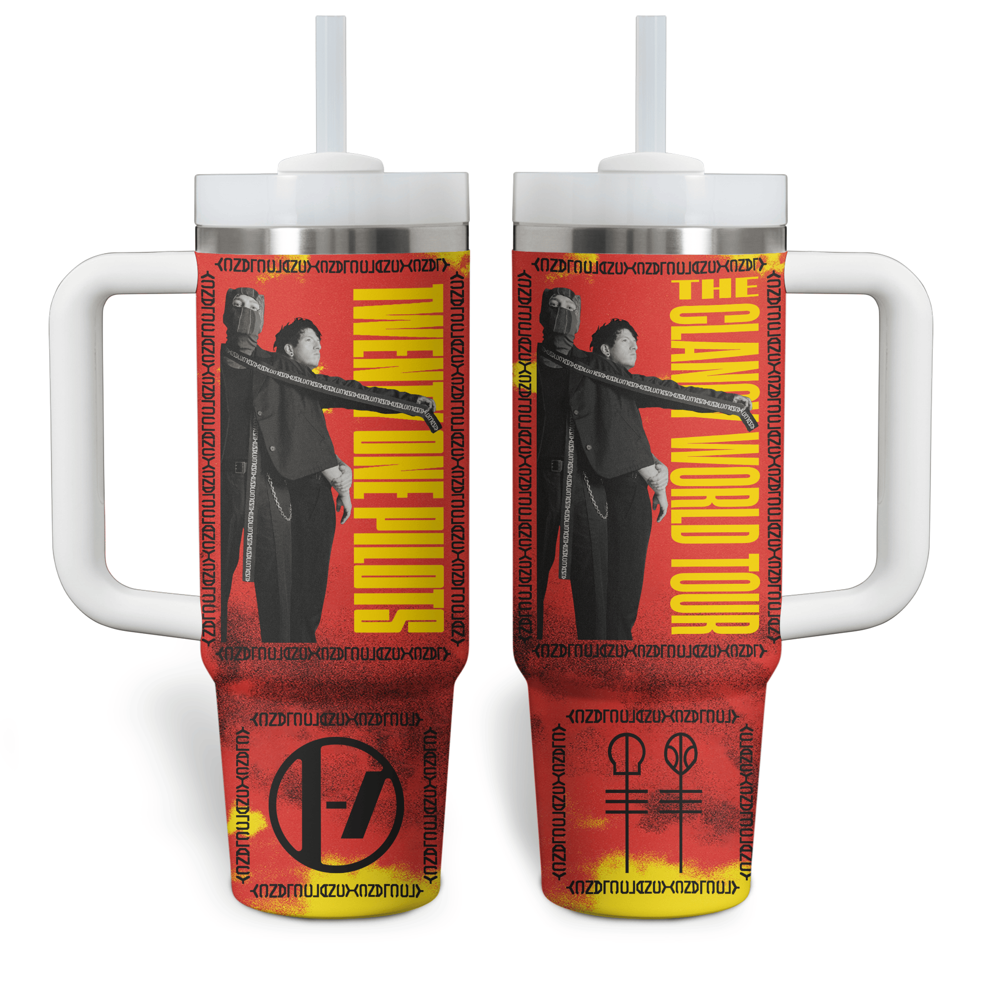 Twenty One Pilots Music Custom Stanley Cup 40 oz 30 oz Tumbler With Handle