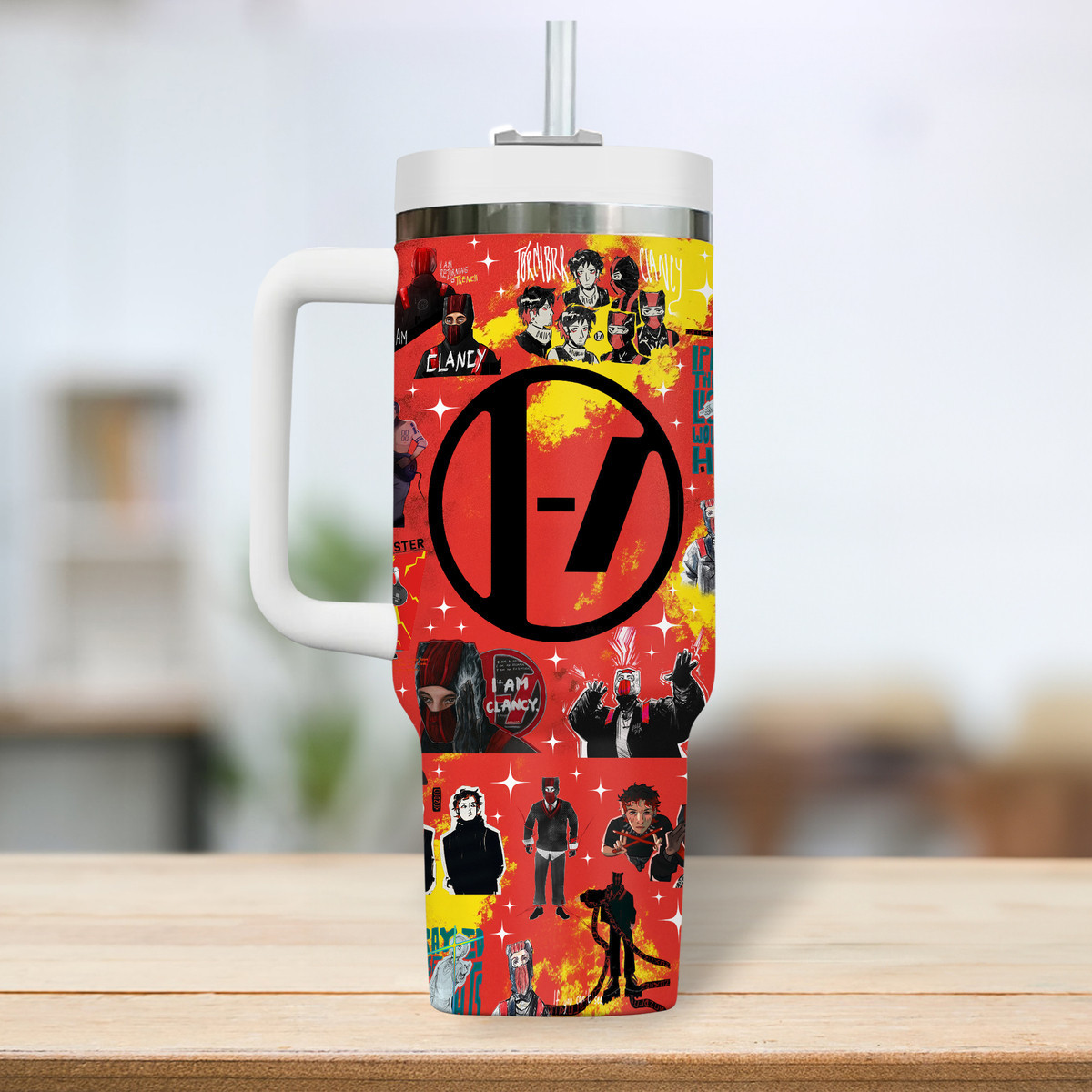 Twenty One Pilots Music Custom Stanley Cup 40 oz 30 oz Tumbler With Handle