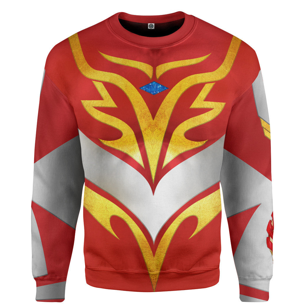 Ultraman Mebius V2 Cosplay Costume Hoodie Sweatshirt T-Shirt Sweatpants Tracksuit - Stormmerch Exclusive