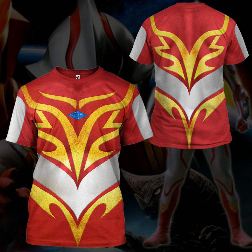 Ultraman Mebius V2 Cosplay Costume Hoodie Sweatshirt T-Shirt Sweatpants Tracksuit - Stormmerch Exclusive