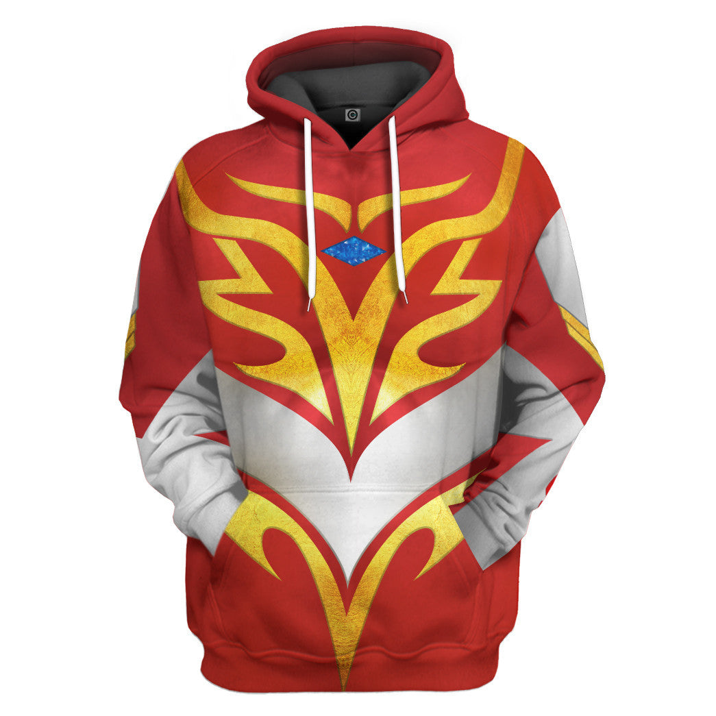Ultraman Mebius V2 Cosplay Costume Hoodie Sweatshirt T-Shirt Sweatpants Tracksuit - Stormmerch Exclusive