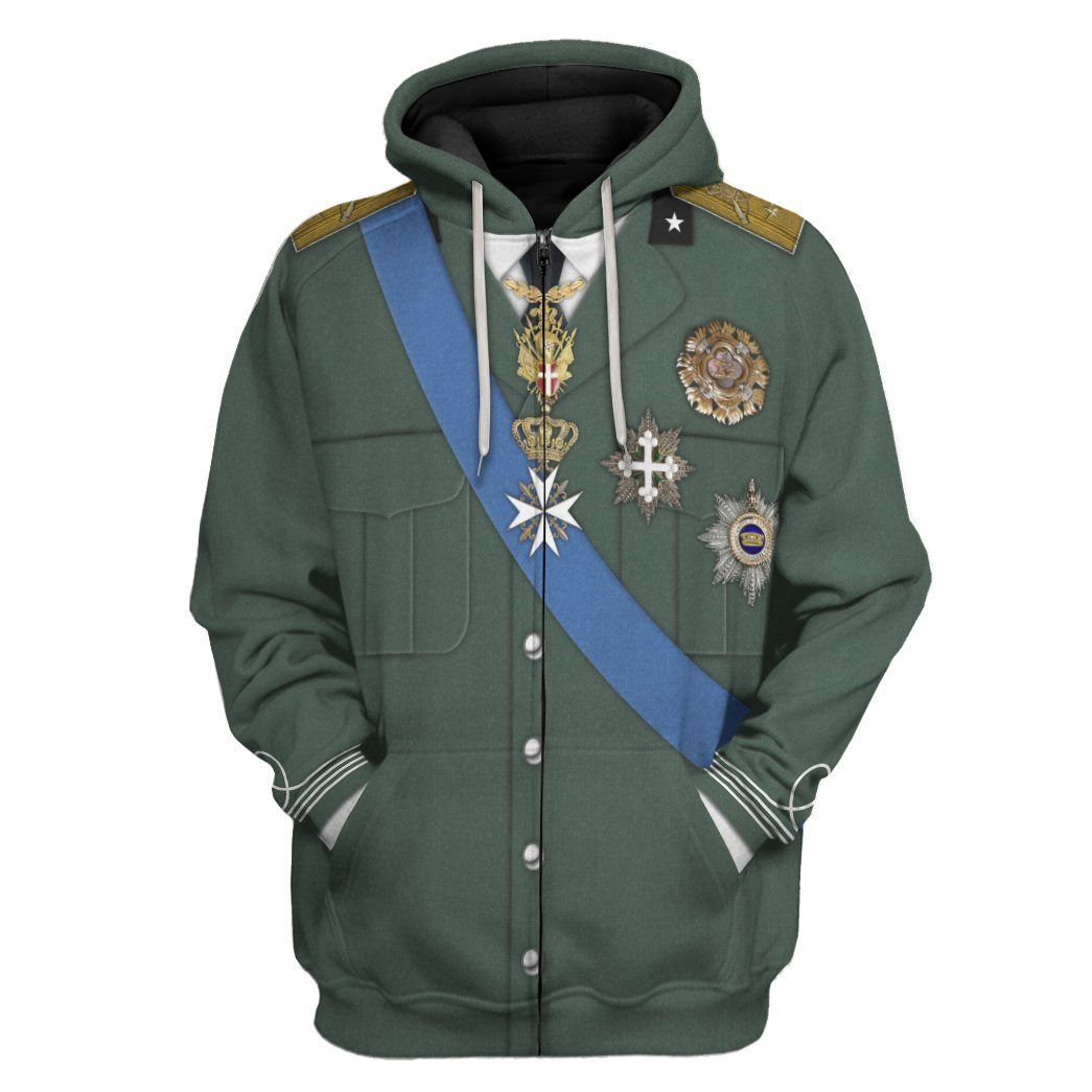 Umberto II of Italy Costume Hoodie Sweatshirt T-Shirt Sweatpants Tracksuit - Stormmerch Exclusive
