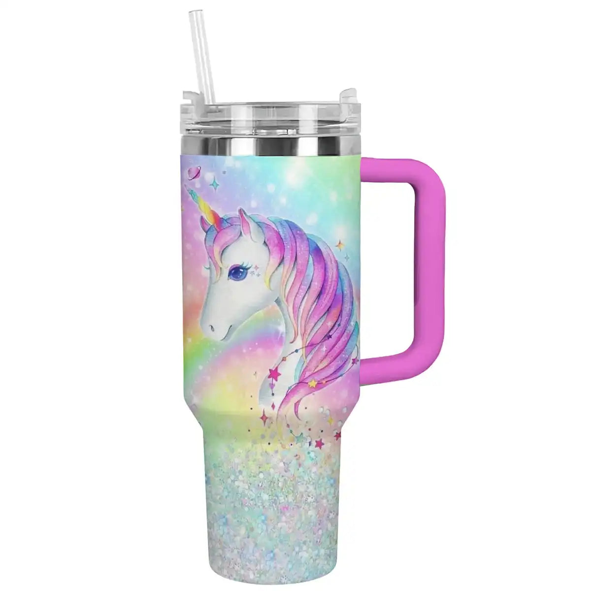 Unicorn Custom Stanley Cup 40 oz 30 oz Tumbler With Handle