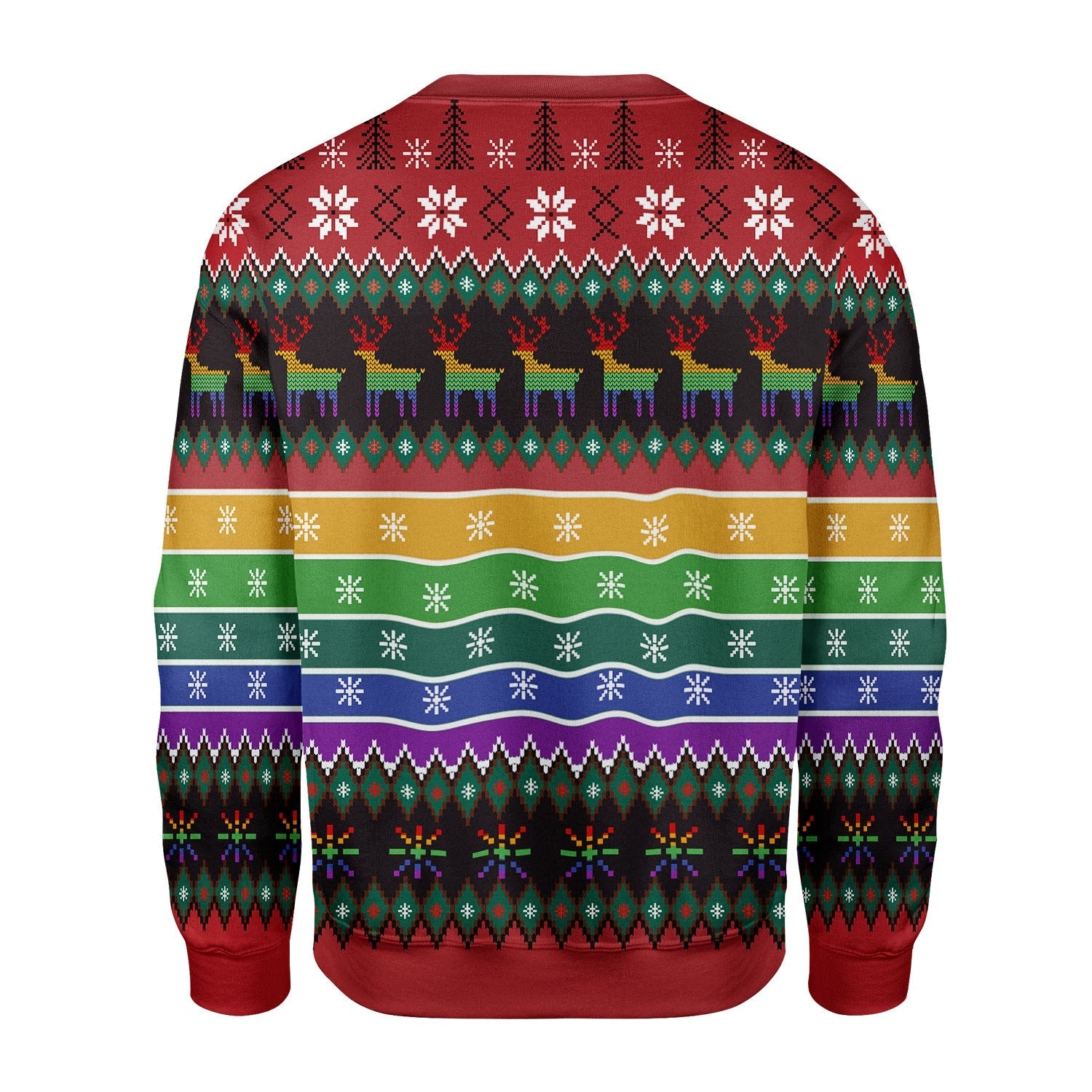 Unicorn LGBT Pew Pew Christmas Sweater - Stormmerch Exclusive
