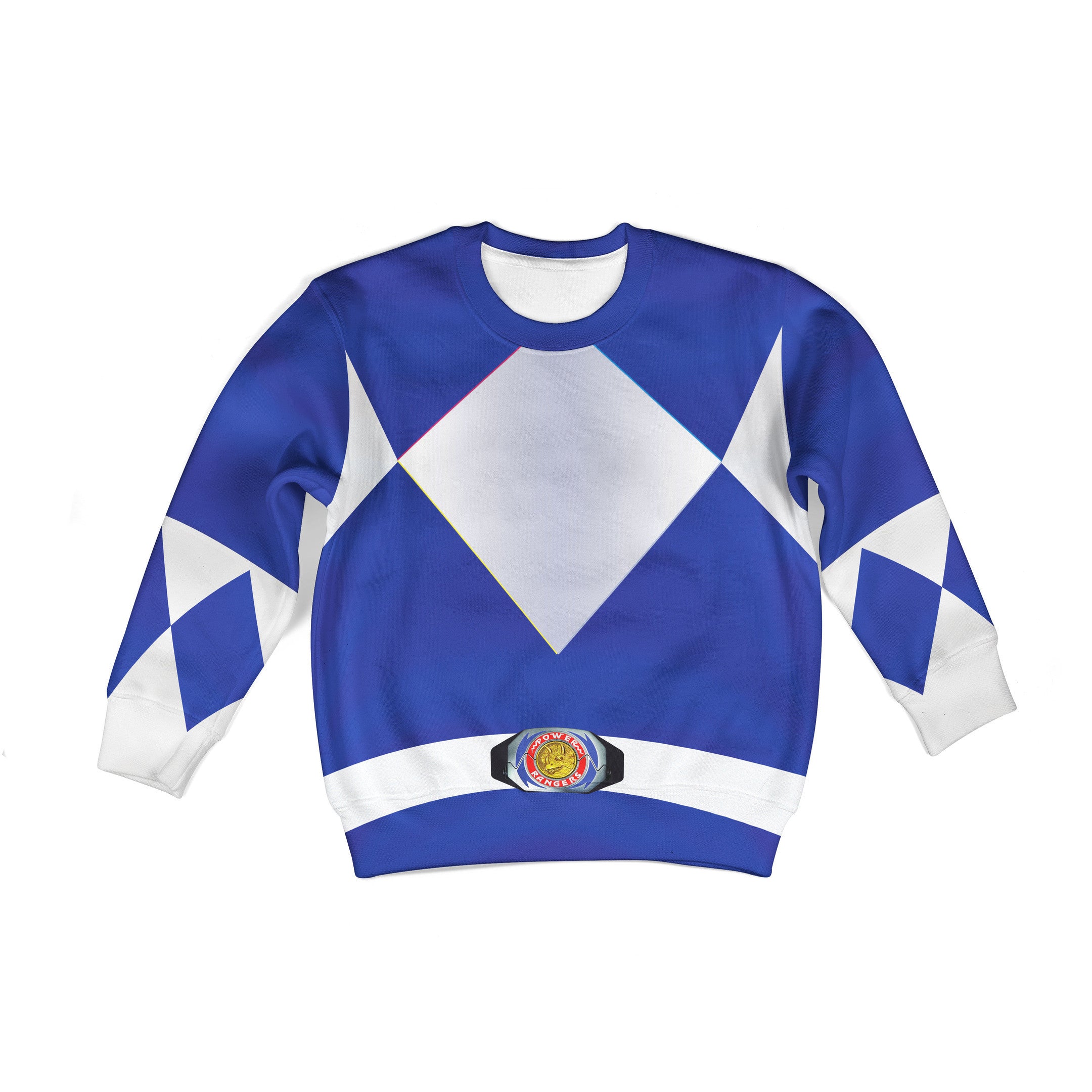 Unisex Kid Tops Blue Power Ranger 3D Apparel - Stormmerch Exclusive