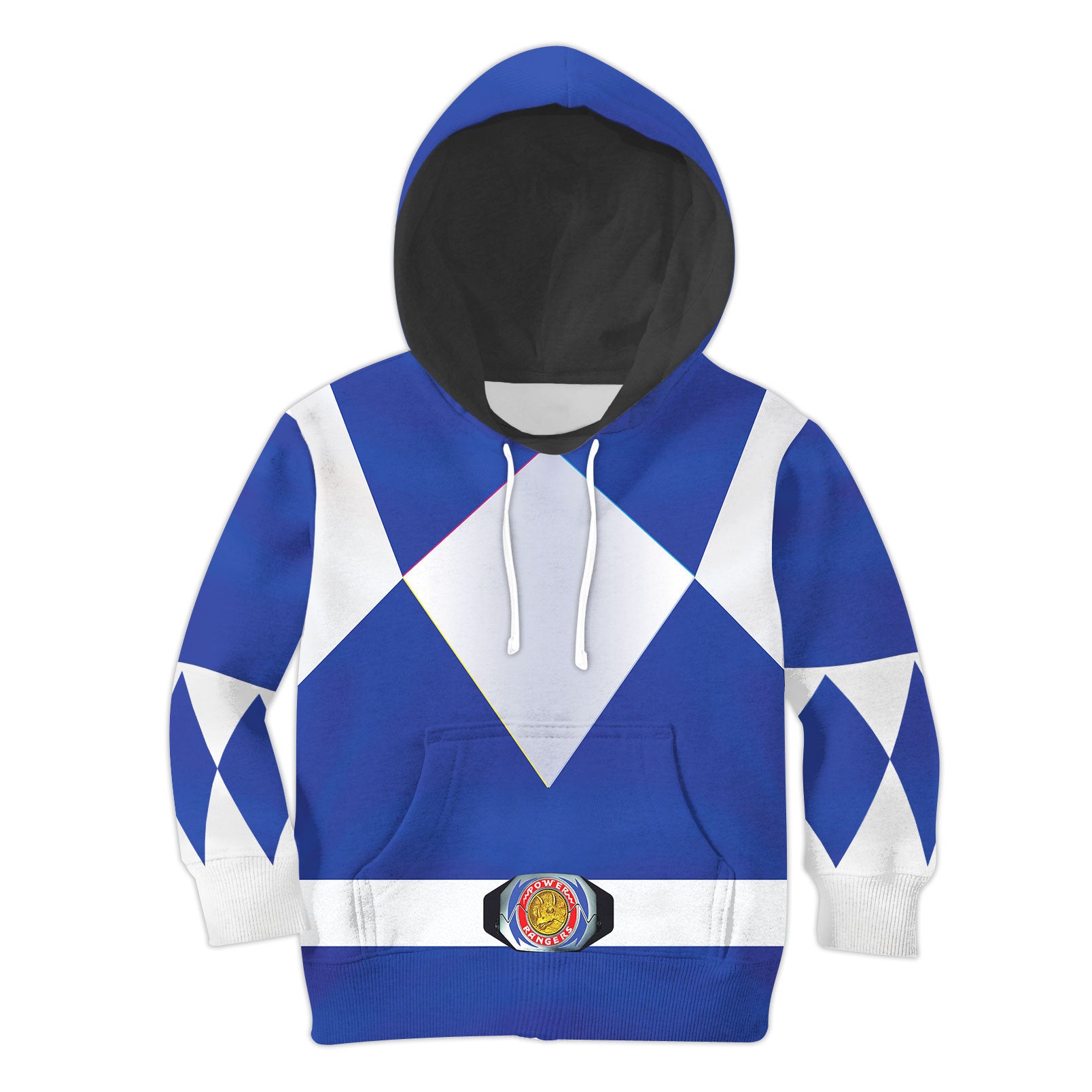 Unisex Kid Tops Blue Power Ranger 3D Apparel - Stormmerch Exclusive