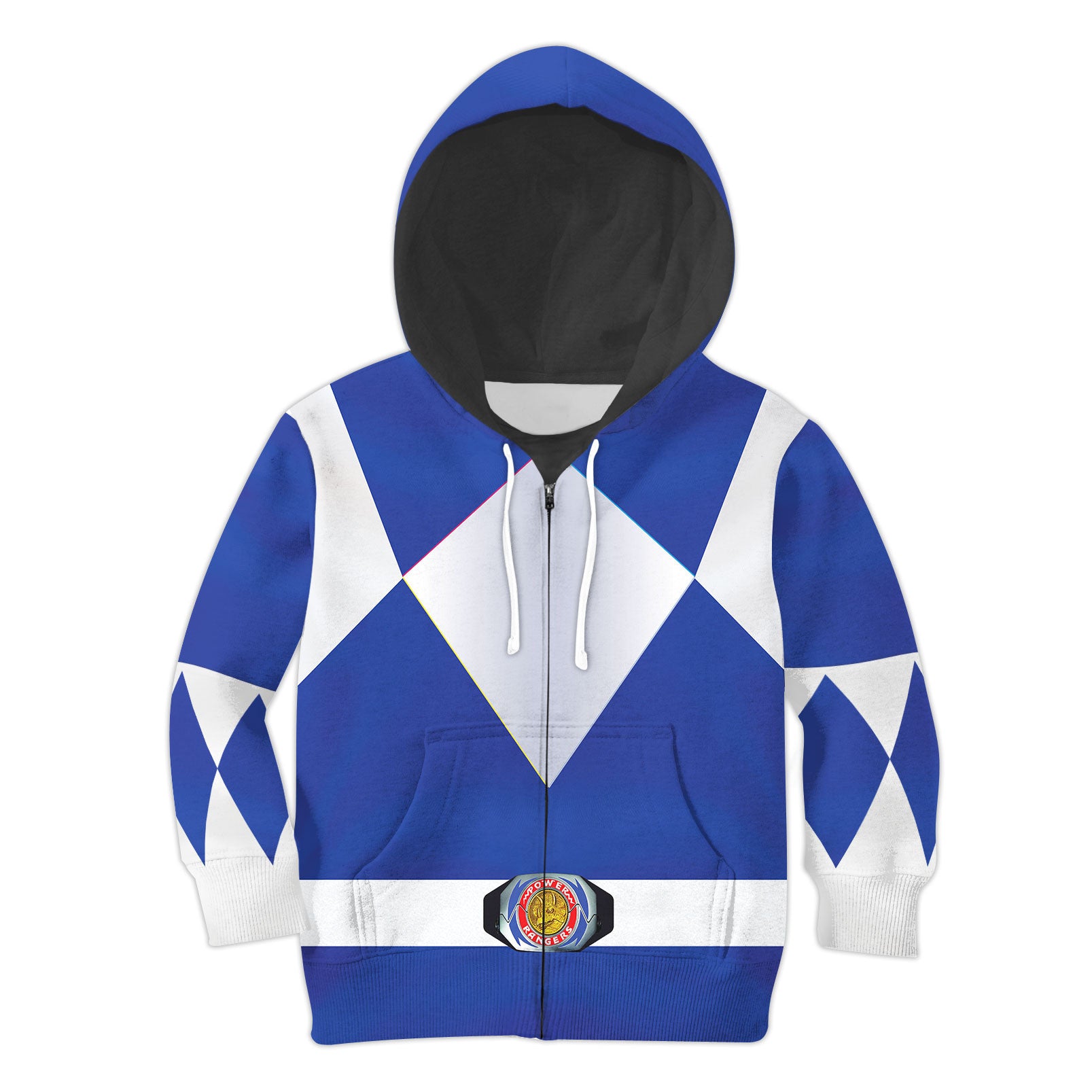 Unisex Kid Tops Blue Power Ranger 3D Apparel - Stormmerch Exclusive